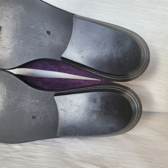 CASADEI Italian high quality luxury  monogram shoe 36 loafer slip on flat - Picture 15 of 17